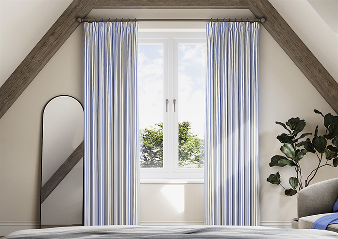 The British Stripe Co. Mary, Bristol No.3 - Made to Measure Curtains - Image 3